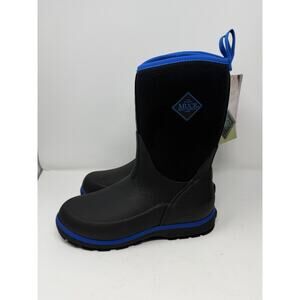 Brand New Original Muck Boot Company Kids Size 3 Black Blue Rain Mudd Snow